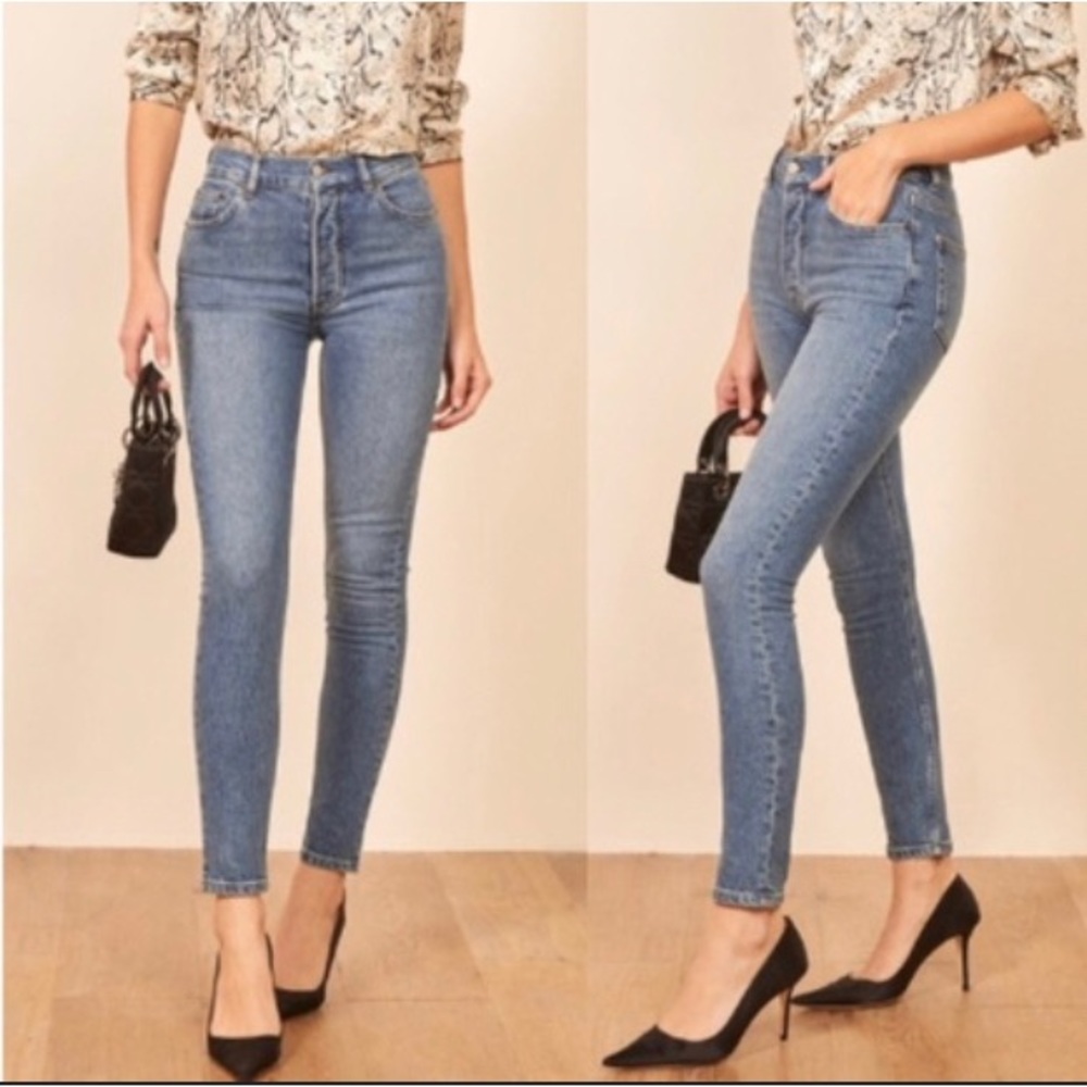 Reformation Serena high waist skinny jean